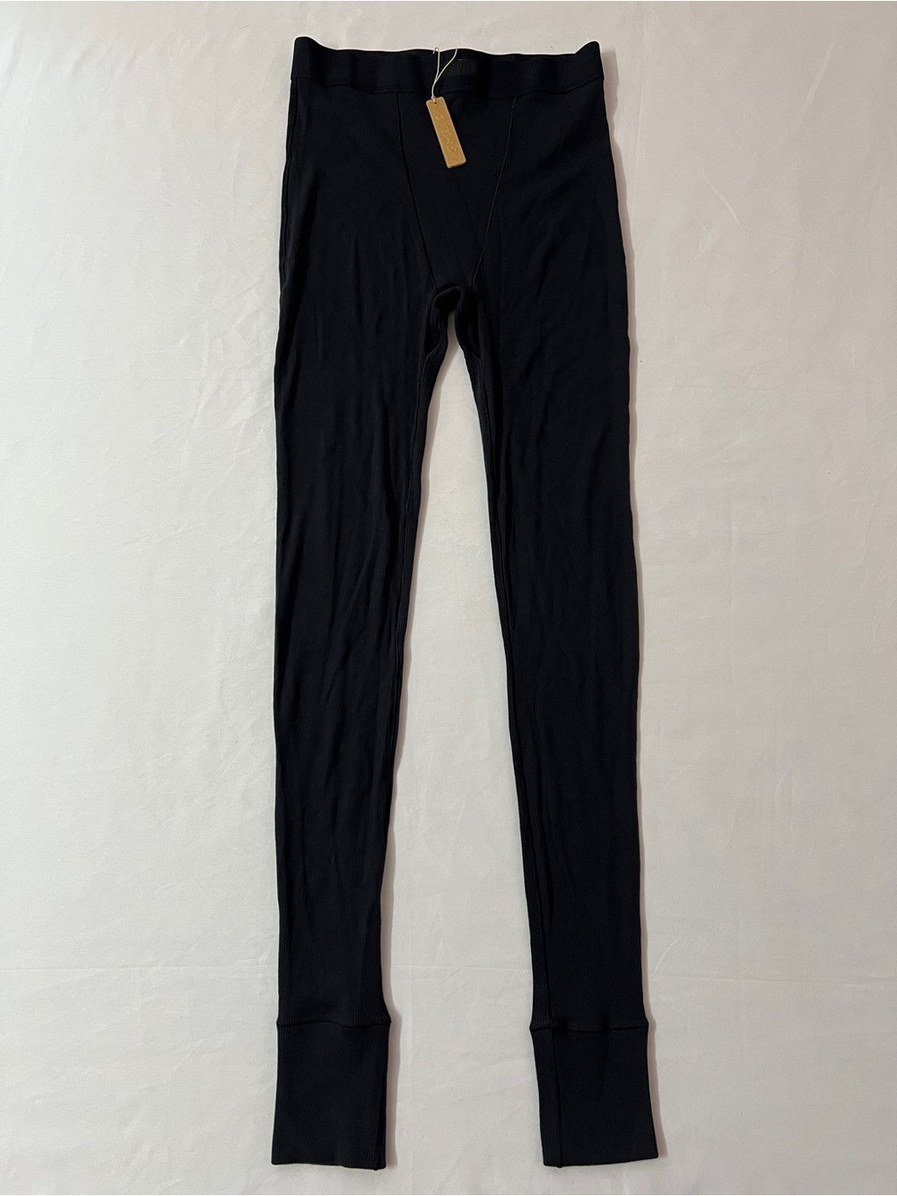 SKIMS Cotton Ribbed Rib Leggings Legging Black